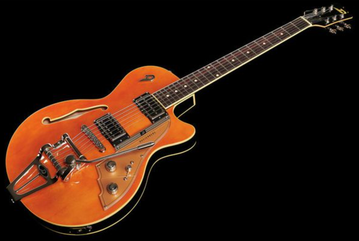 Duesenberg Starplayer Tv Hs Trem Rw - Vintage Orange - Guitarra eléctrica semi caja - Variation 3