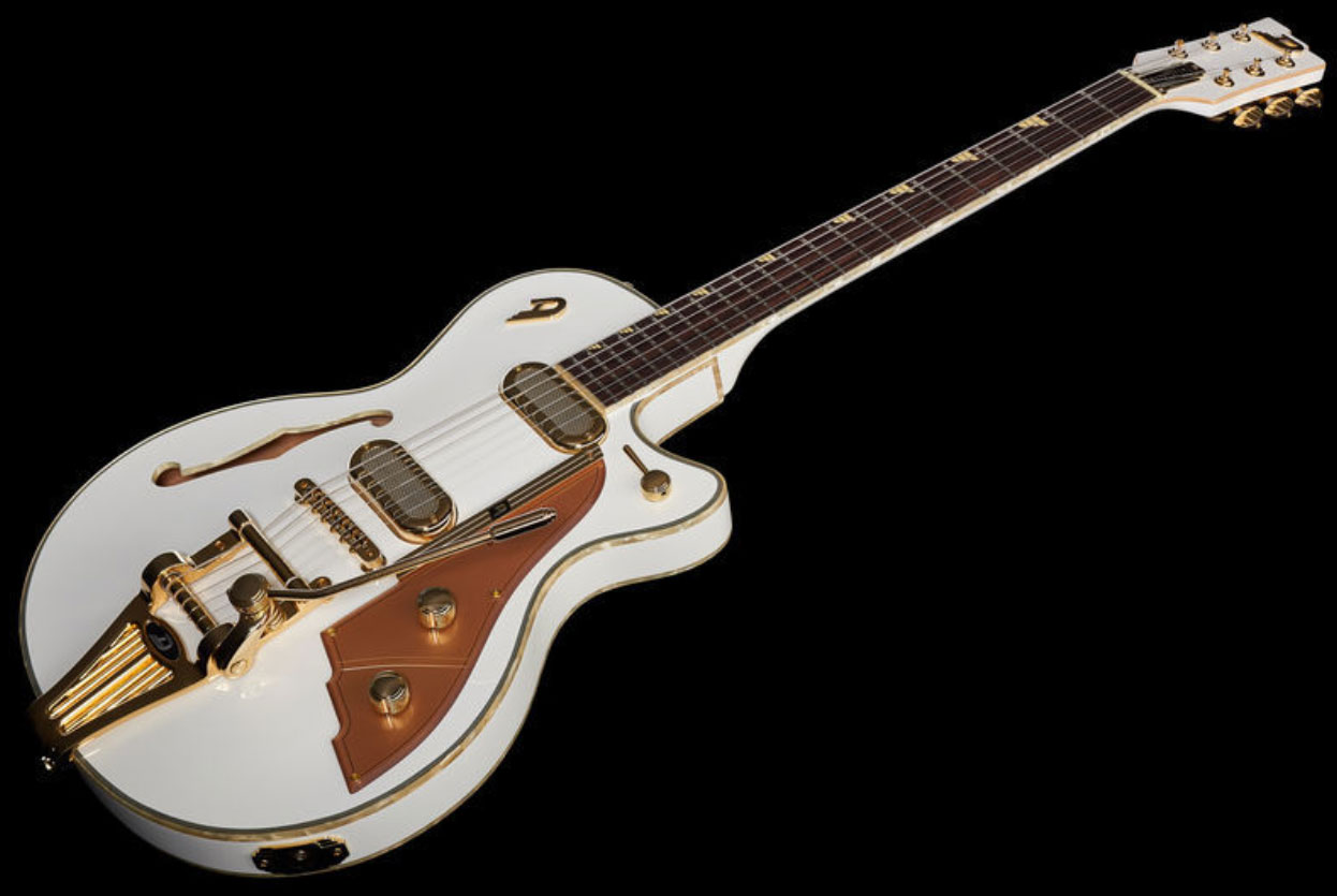 Duesenberg Starplayer Tv Phonic Hs Trem Rw - Venetian White - Guitarra eléctrica semi caja - Variation 1