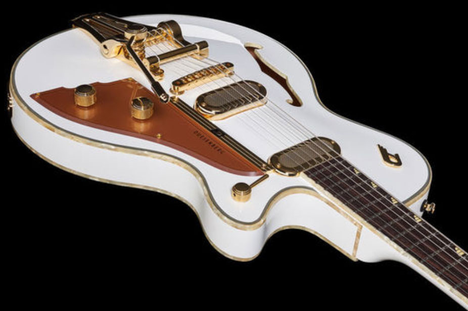 Duesenberg Starplayer Tv Phonic Hs Trem Rw - Venitian White - Guitarra eléctrica de corte único. - Variation 2