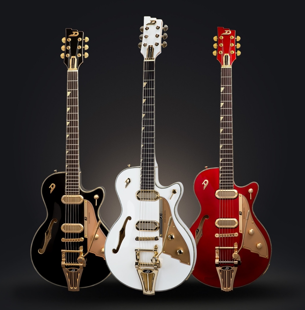 Duesenberg Starplayer Tv Phonic Hs Trem Rw - Balboa Pearl Red - Guitarra eléctrica semi caja - Variation 4