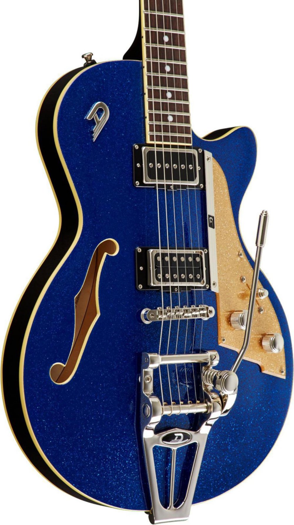 Duesenberg Starplayer Tv Hs Trem Rw - Sparkle Blue - Guitarra eléctrica semi caja - Variation 1