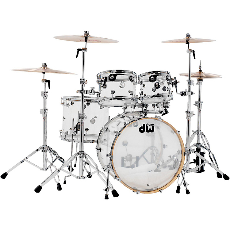 Dw Design Series Kit 5 FÛts Fusion 22'' Acrylic - 5 Futs - Acrylic - Batería acústica fusion - Variation 1