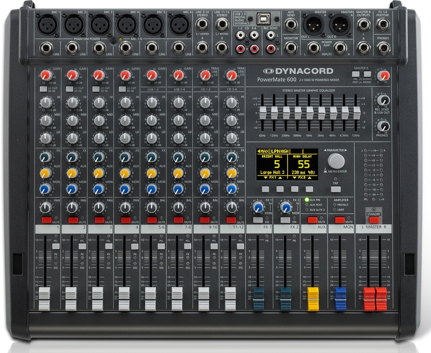 Dynacord Powermate 600-3 - Mesa de mezcla amplificada - Main picture