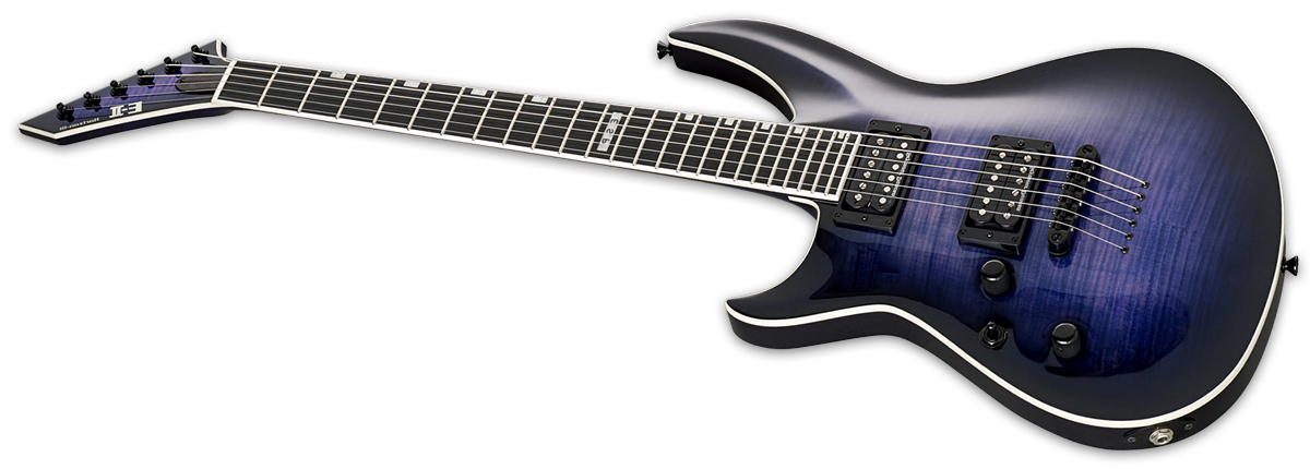 Esp E-ii Horizon Iii Lh Gaucher Japon Hh Seymour Duncan Eb - Reindeer Blue - Guitarra electrica para zurdos - Variation 1