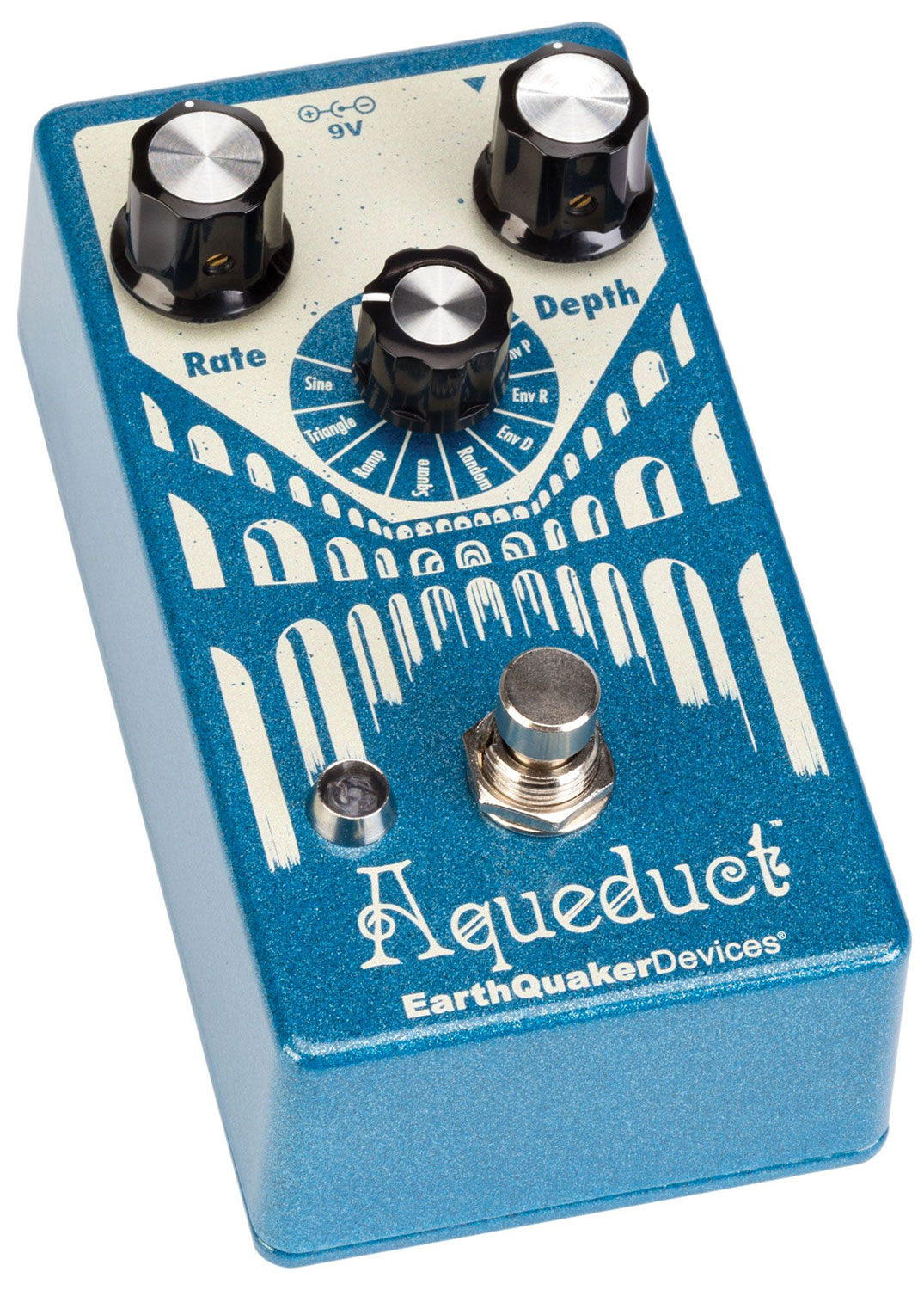 Earthquaker Aqueduct Vibrato - Pedal de chorus / flanger / phaser / modulación / trémolo - Variation 1