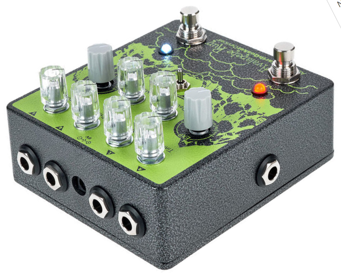 Pedal de reverb / delay / eco Earthquaker Avalanche Run Stereo Reverb