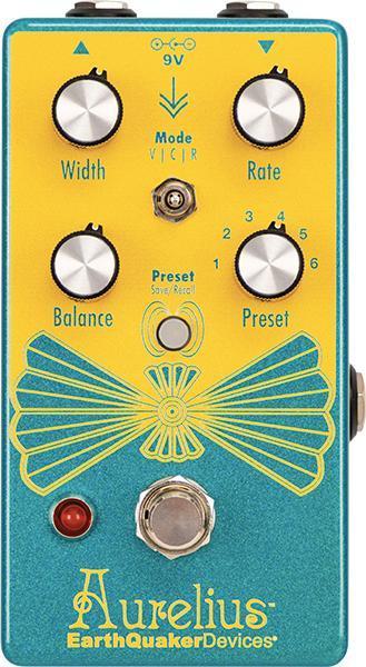 Pedal de chorus / flanger / phaser / modulación / trémolo Earthquaker Aurelius Tri-Voice Chorus
