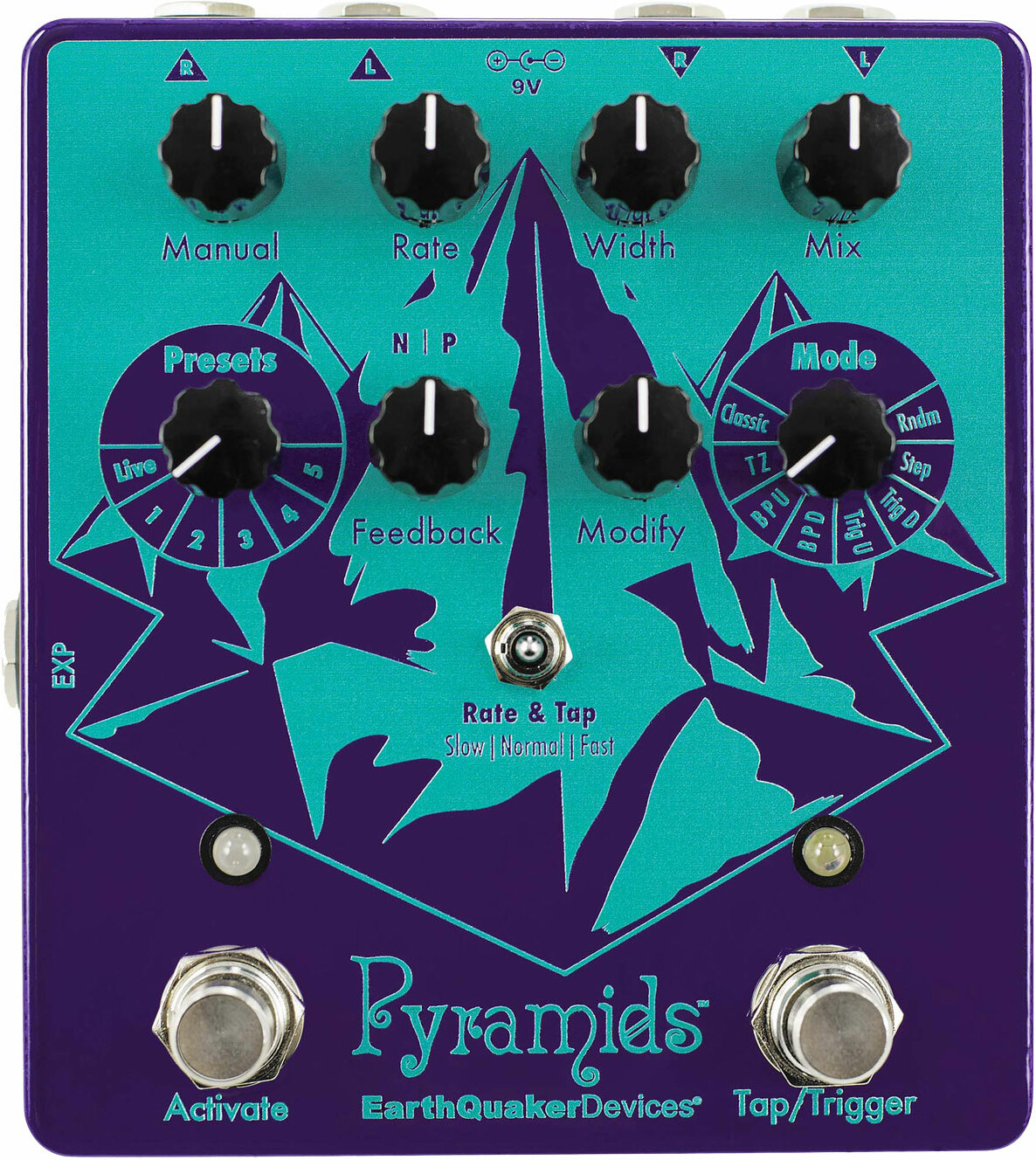 Earthquaker Pyramids Flanger - Pedal de chorus / flanger / phaser / modulación / trémolo - Main picture