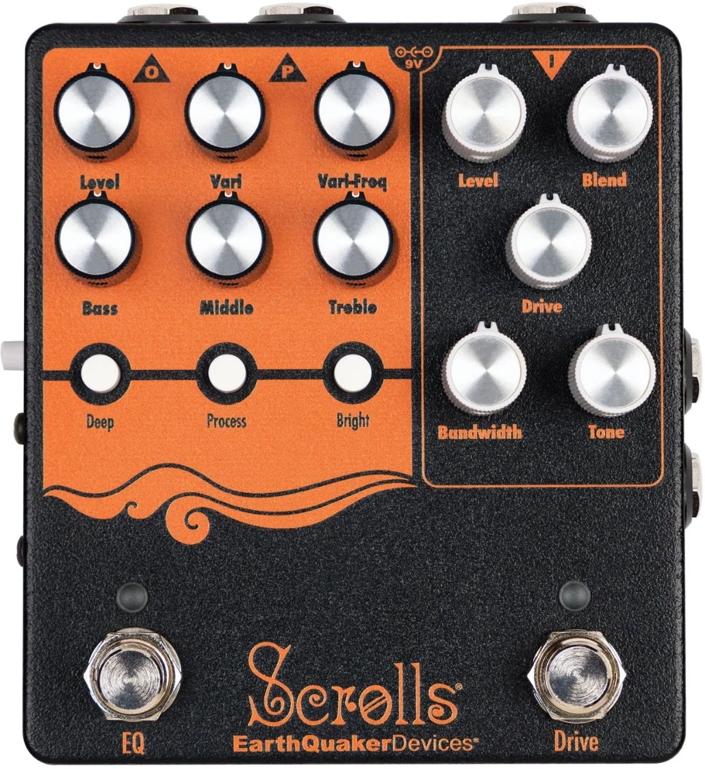 Earthquaker Devices Scrolls Bass Odyssey Overdrive / Eq - Pedal overdrive / distorsión / fuzz - Main picture