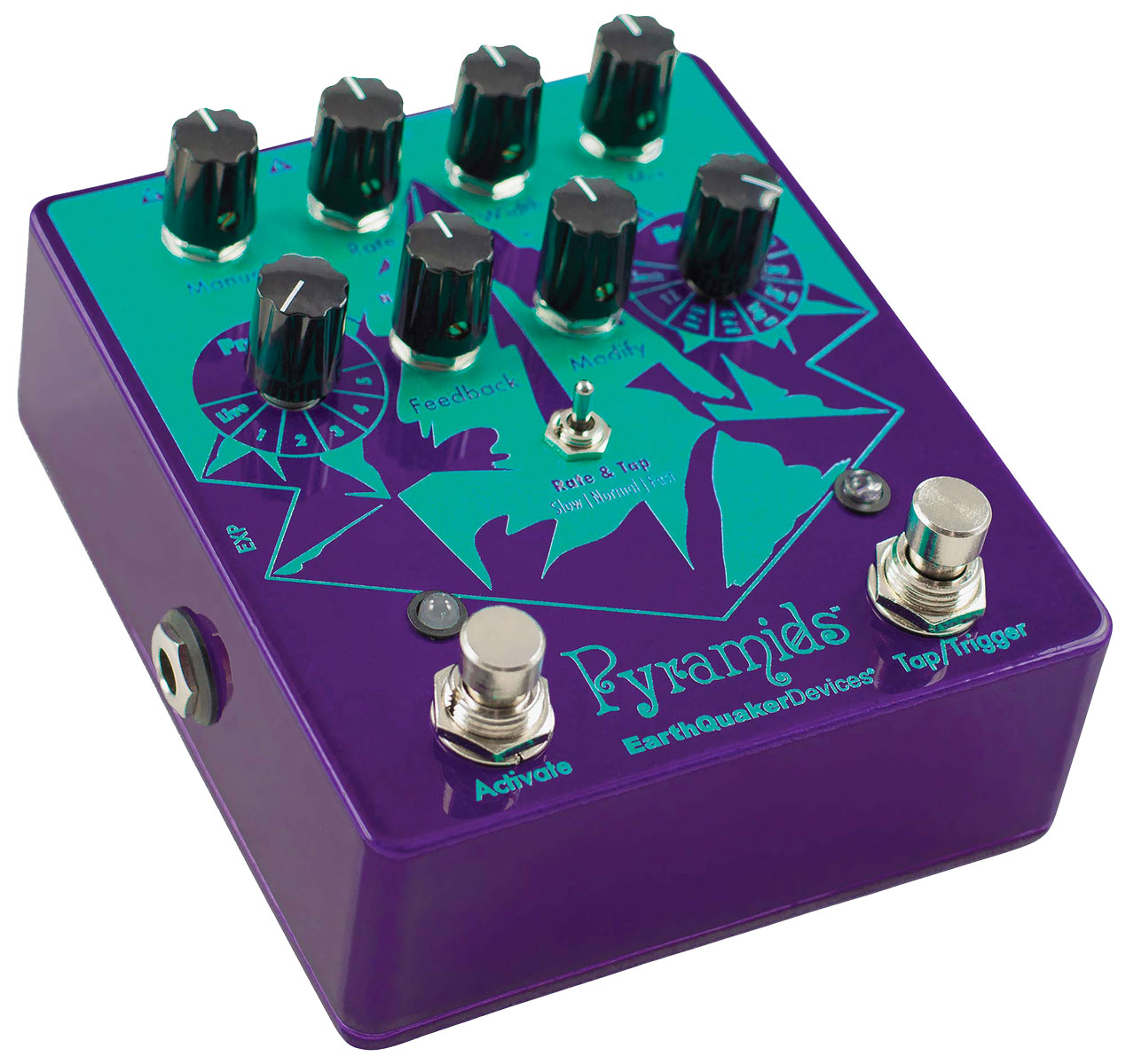 Earthquaker Pyramids Flanger - Pedal de chorus / flanger / phaser / modulación / trémolo - Variation 2