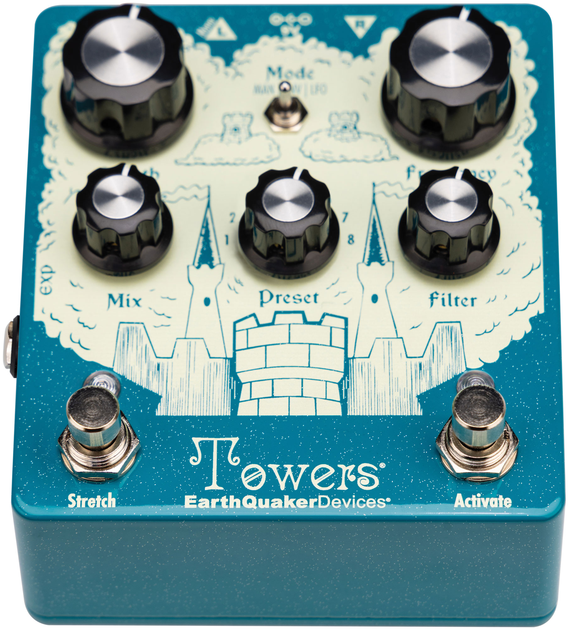 Earthquaker Devices Towers - Pedal de reverb / delay / eco - Variation 1