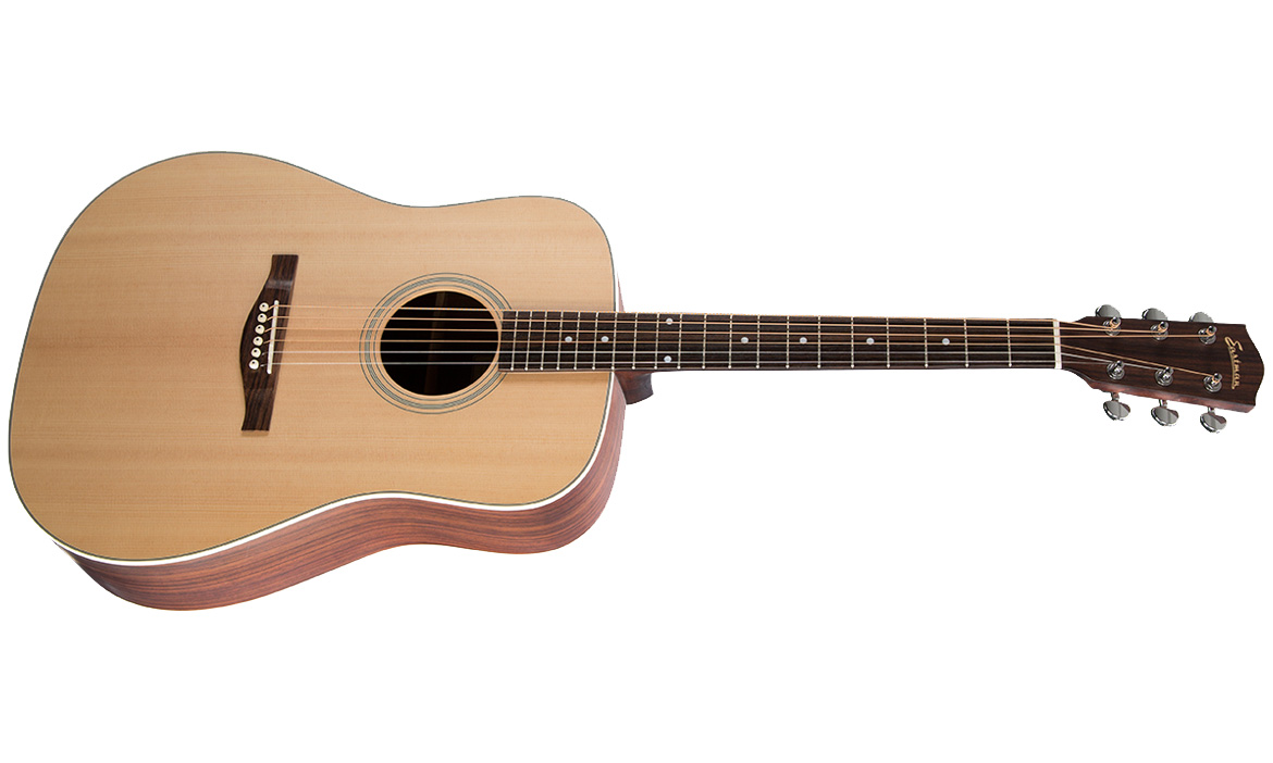 Eastman Ac220 Dreadnought Epicea Palissandre Rw +housse - Natural - Guitarra acústica & electro - Variation 1