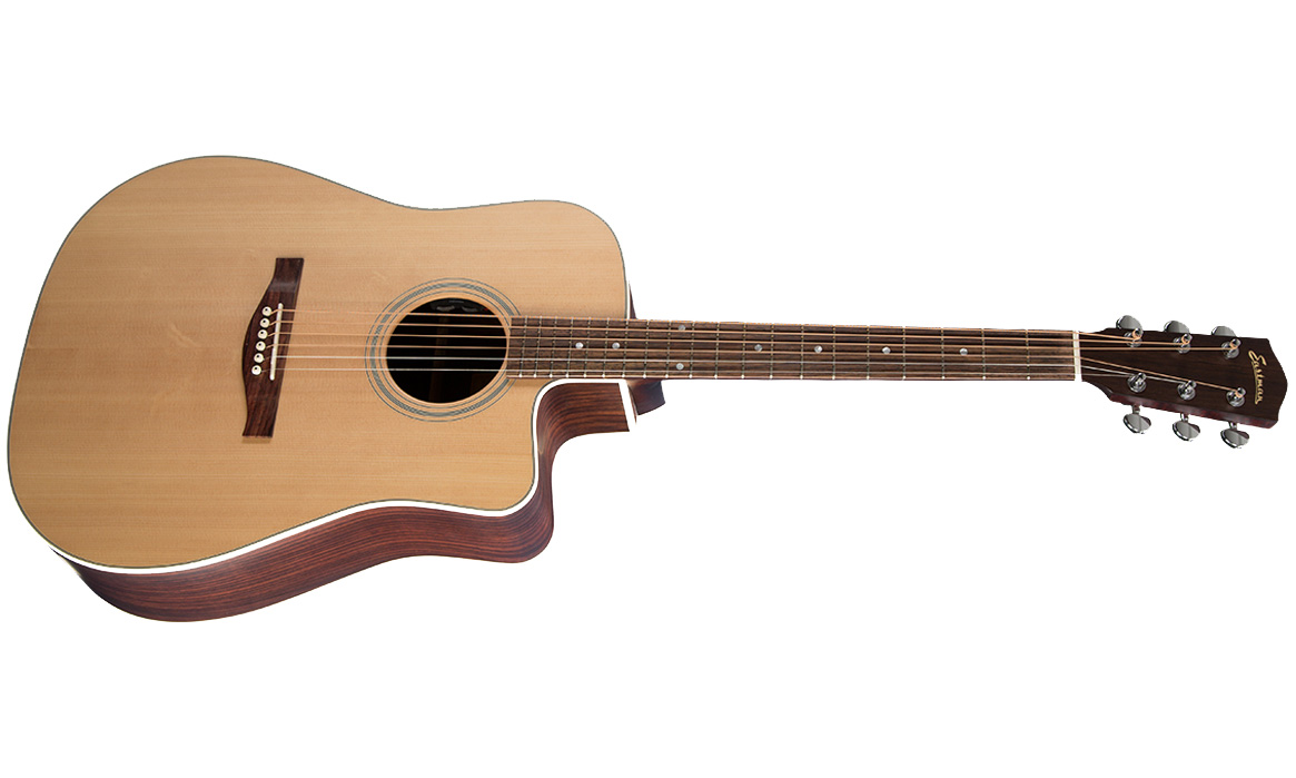 Eastman Ac220ce Dreadnought Cw Epicea Palissandre Rw +housse - Natural - Guitarra electro acustica - Variation 1
