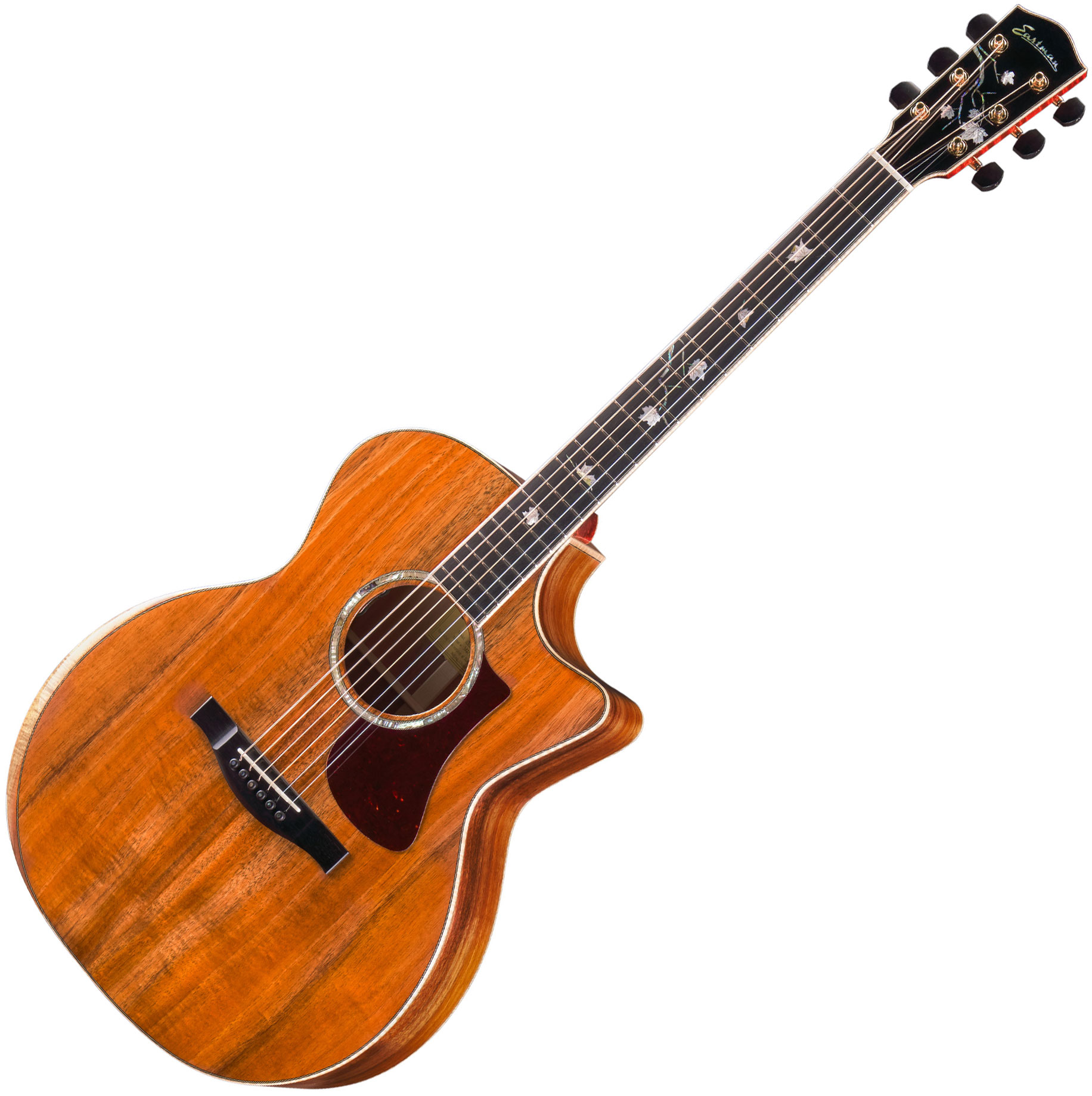 Eastman Ac622ce-koa-ltd Grand Auditorium Cw Tout Koa Eb - Natural - Guitarra acústica & electro - Variation 1