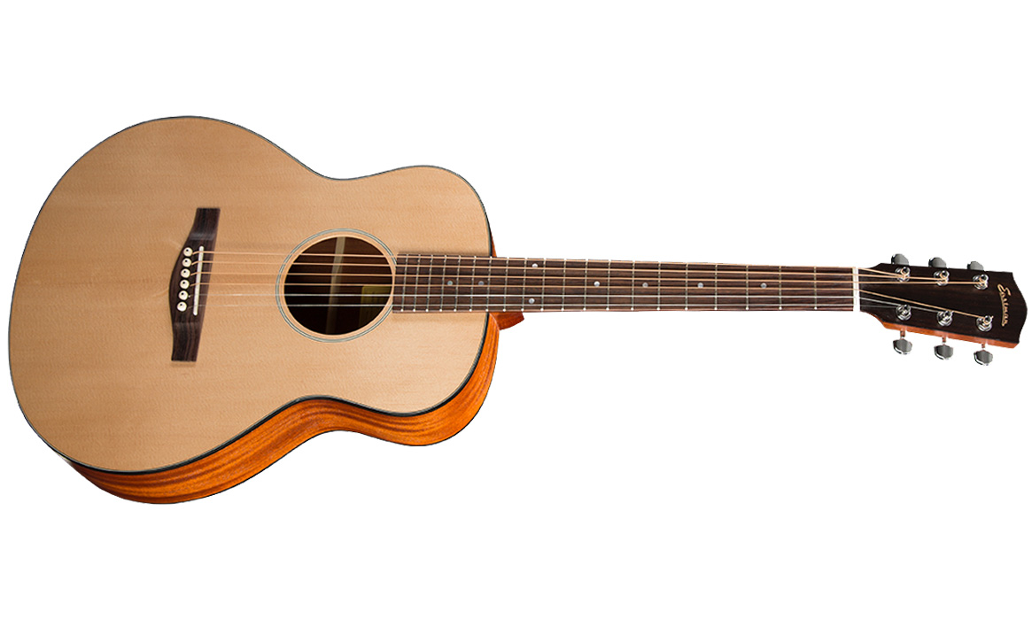 Eastman Actg1 Travel Mini Auditorium Epicea Sapele Rw - Naturel - Guitarra acústica & electro - Variation 1