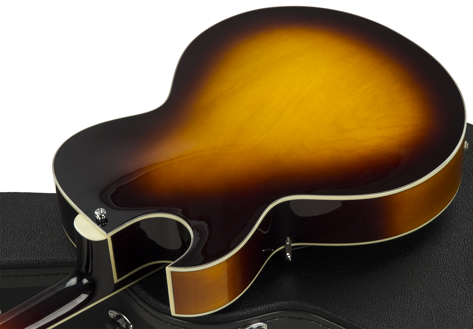 Eastman Ar372ce Lh Gaucher Archtop Laminate Tout Erable Rw +etui - Sunburst - Guitarra electrica para zurdos - Variation 2