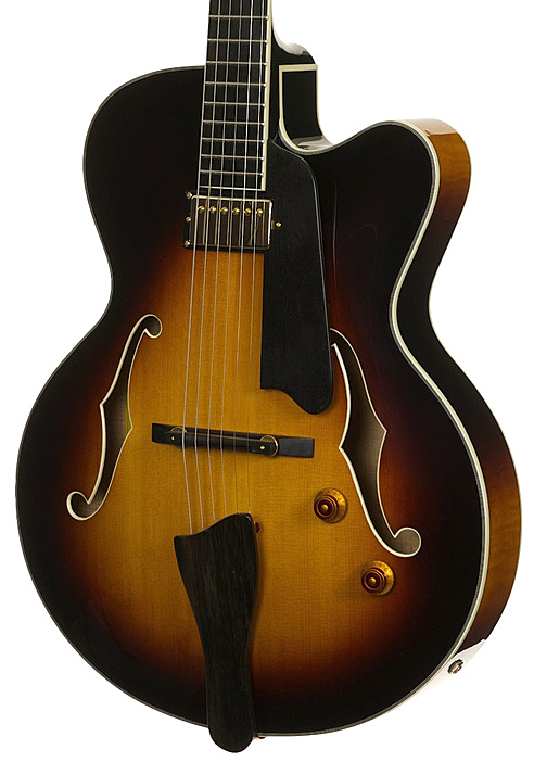 Eastman Ar503ce Archtop Solid Top H Ht Eb +etui - Sunburst - Guitarra elécrica Jazz cuerpo acústico - Variation 3