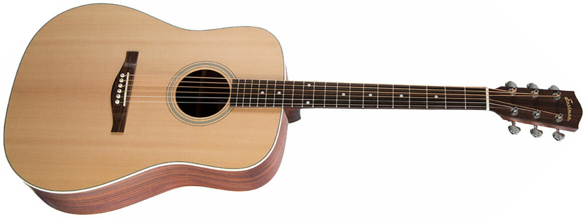 Eastman Ac220 Dreadnought Epicea Palissandre Rw +housse - Natural - Guitarra acústica & electro - Main picture