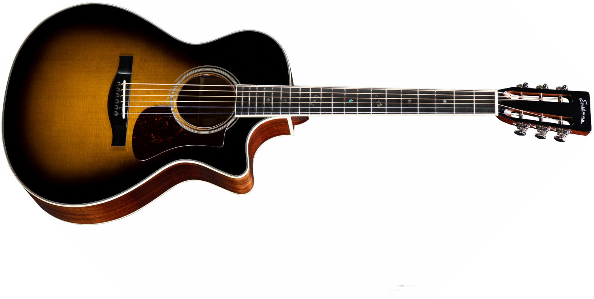 Eastman Ac308ce Ltd Grand Auditorium Cw Epicea Acajou Eb - Sunburst - Guitarra electro acustica - Main picture