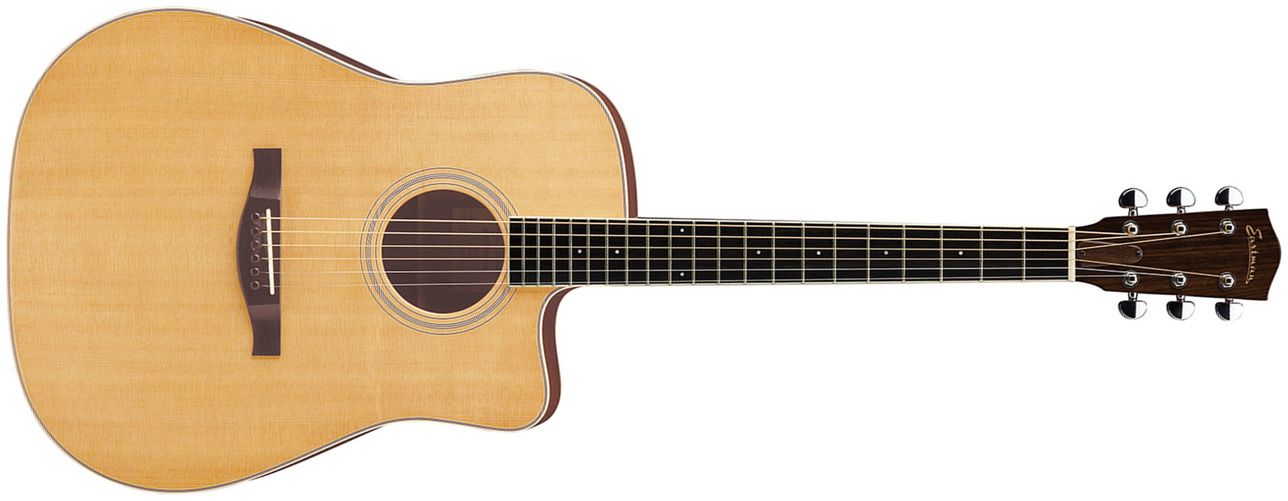 Eastman Ac320ce Dreadnought Cw Epicea Sapele +etui - Natural Gloss - Guitarra acústica & electro - Main picture