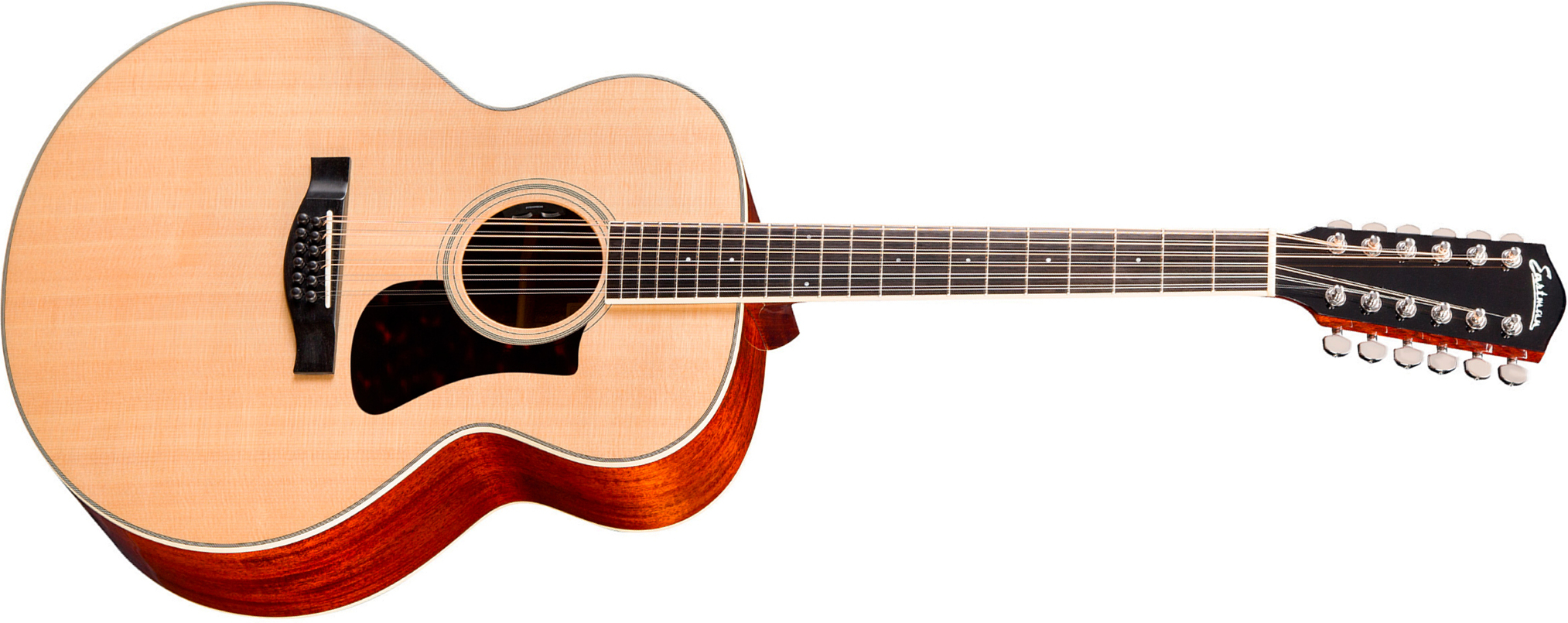 Eastman Ac330e-12 Jumbo 12c Epicea Acajou Eb - Truetone Gloss Natural - Guitarra folk - Main picture