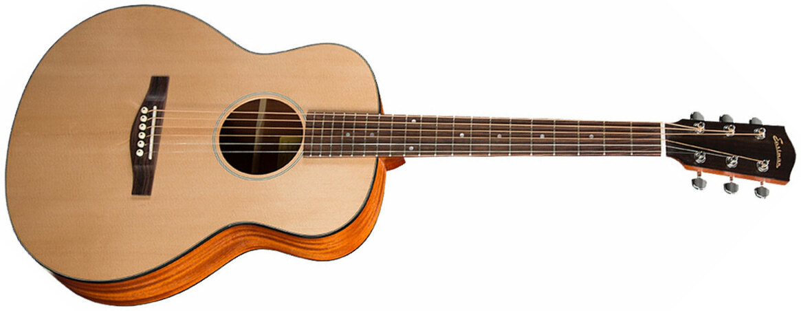 Eastman Actg1 Travel Mini Auditorium Epicea Sapele Rw - Naturel - Guitarra acústica & electro - Main picture