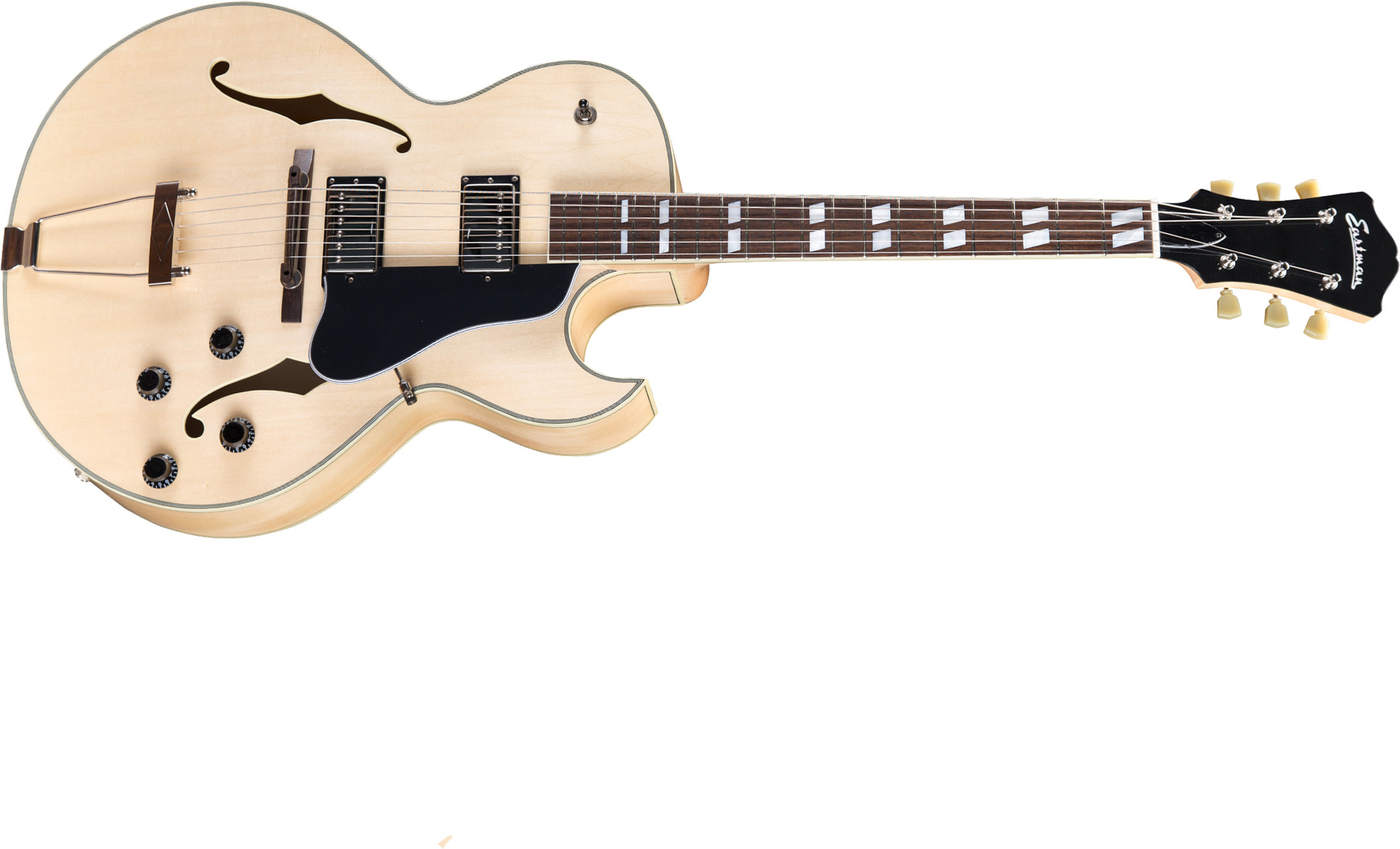 Eastman Ar372ce Archtop Laminate Tout Erable Rw +etui - Blonde - Guitarra elécrica Jazz cuerpo acústico - Main picture