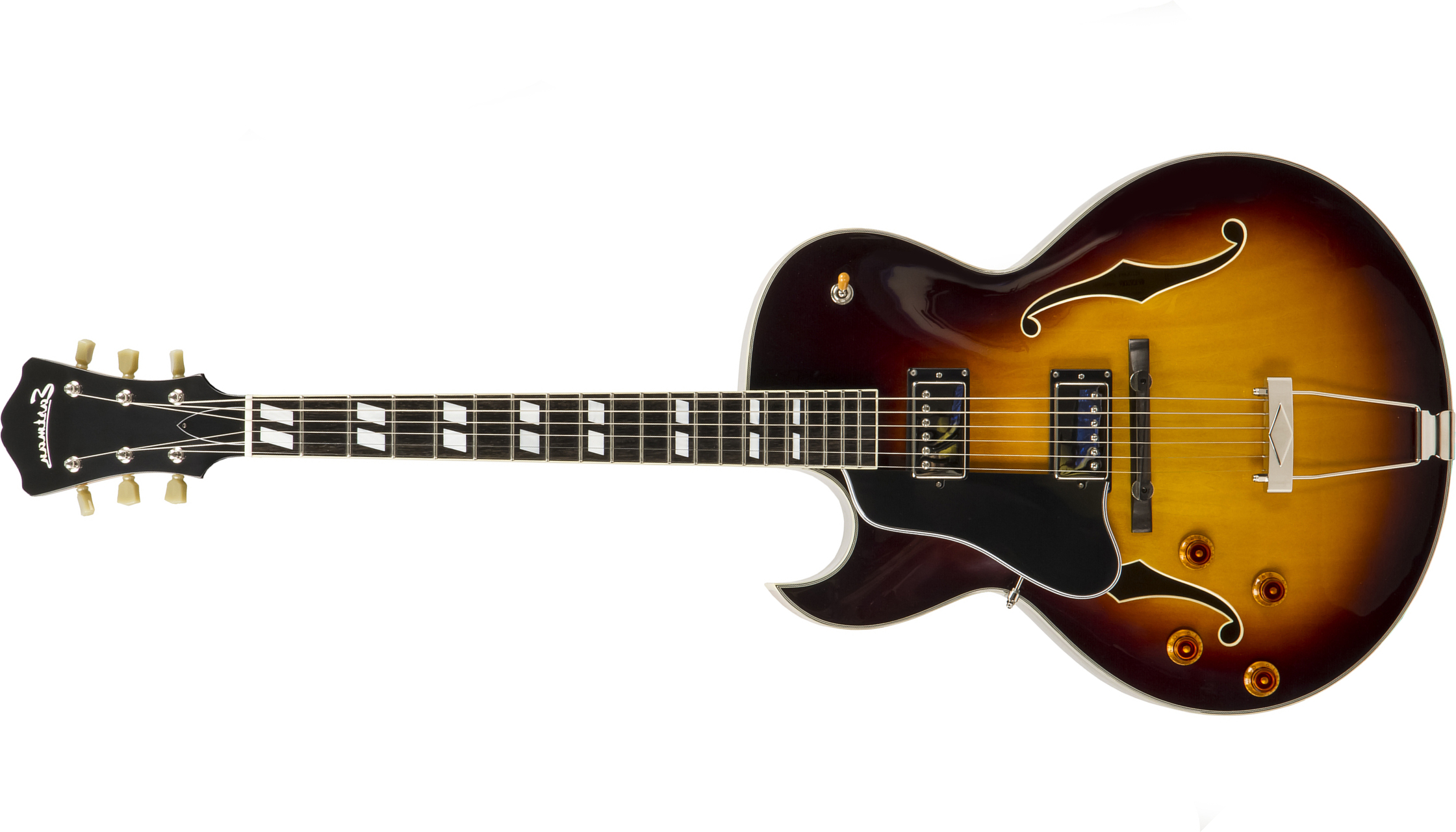 Eastman Ar372ce Lh Gaucher Archtop Laminate Tout Erable Rw +etui - Sunburst - Guitarra electrica para zurdos - Main picture