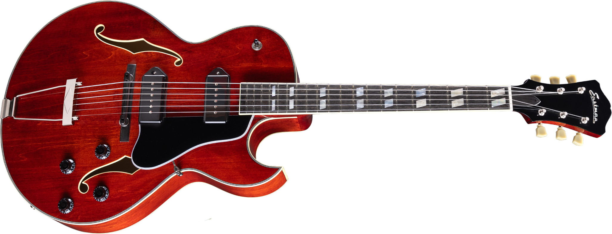 Eastman Ar372ce-p90 Archtop Laminate Tout Erable 2s Ht Rw - Truetone Gloss Classic - Guitarra elécrica Jazz cuerpo acústico - Main picture