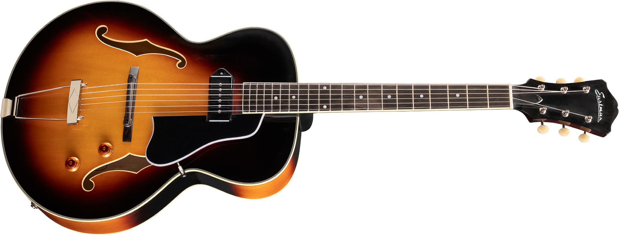 Eastman Ar405 P90/tv Archtop 2s Ht Rw - Truetone Vintage Gloss Sunburst - Guitarra elécrica Jazz cuerpo acústico - Main picture