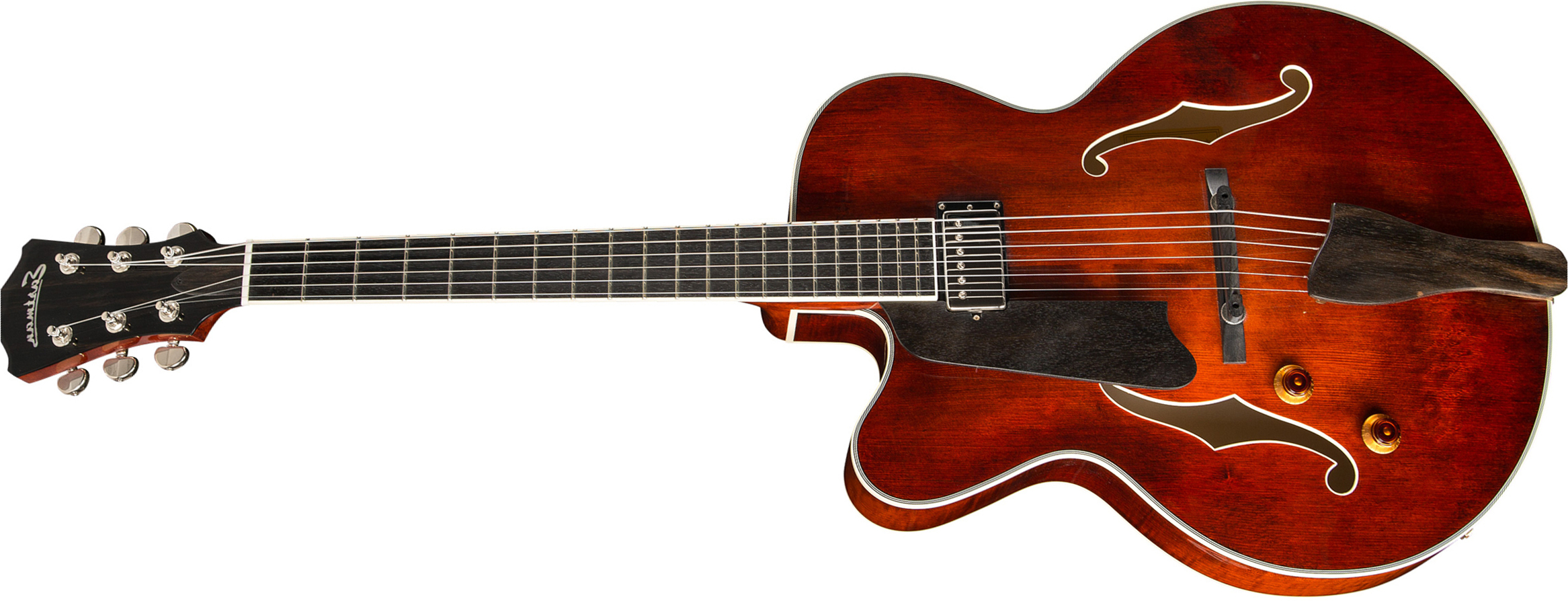Eastman Ar503ce Lh Gaucher Archtop Solid Top H Ht Eb - Classic - Guitarra elécrica Jazz cuerpo acústico - Main picture