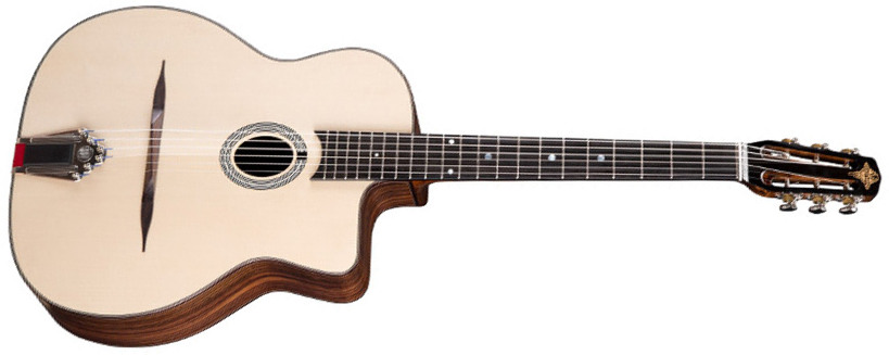 Eastman Dm1 Gypsy Jazz Petite Bouche Cw Epicea Palissandre Eb - Natural Satin - Guitarra Gypsy - Main picture