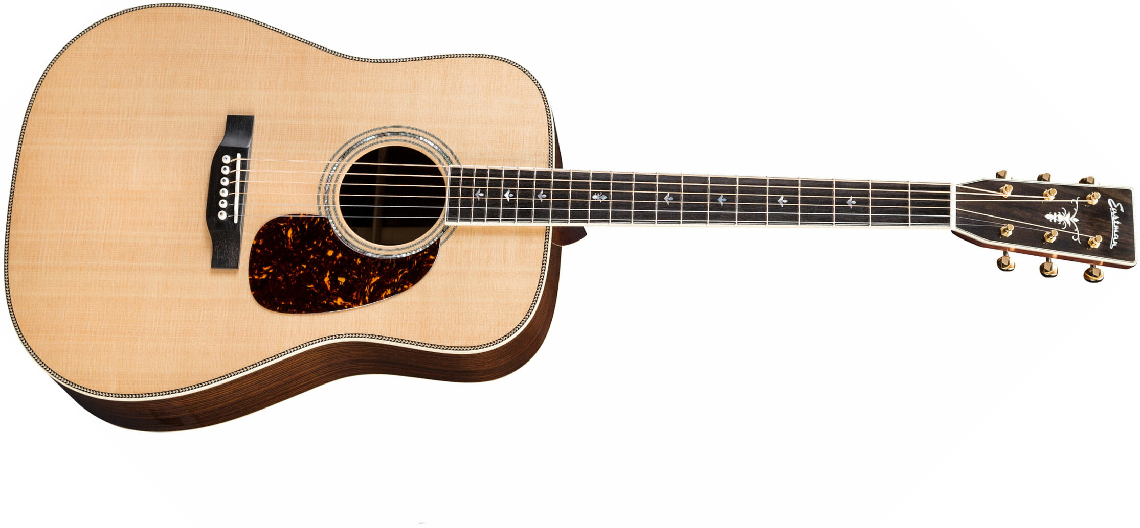 Eastman Dt30d Double Top Dreadnought Epicea Nomex Palissandre Eb + Etui - Natural - Guitarra acústica & electro - Main picture