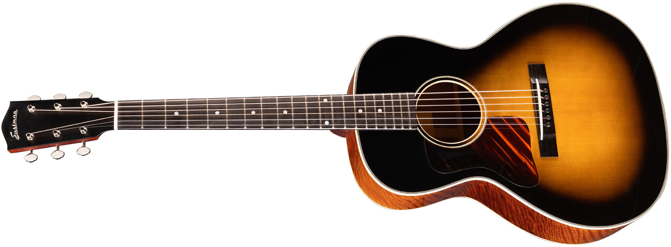 Eastman E10ooss Thermo-cure Lh Gaucher Oo Epicea Acajou Eb - Truetone Gloss Sunburst - Guitarra folk - Main picture