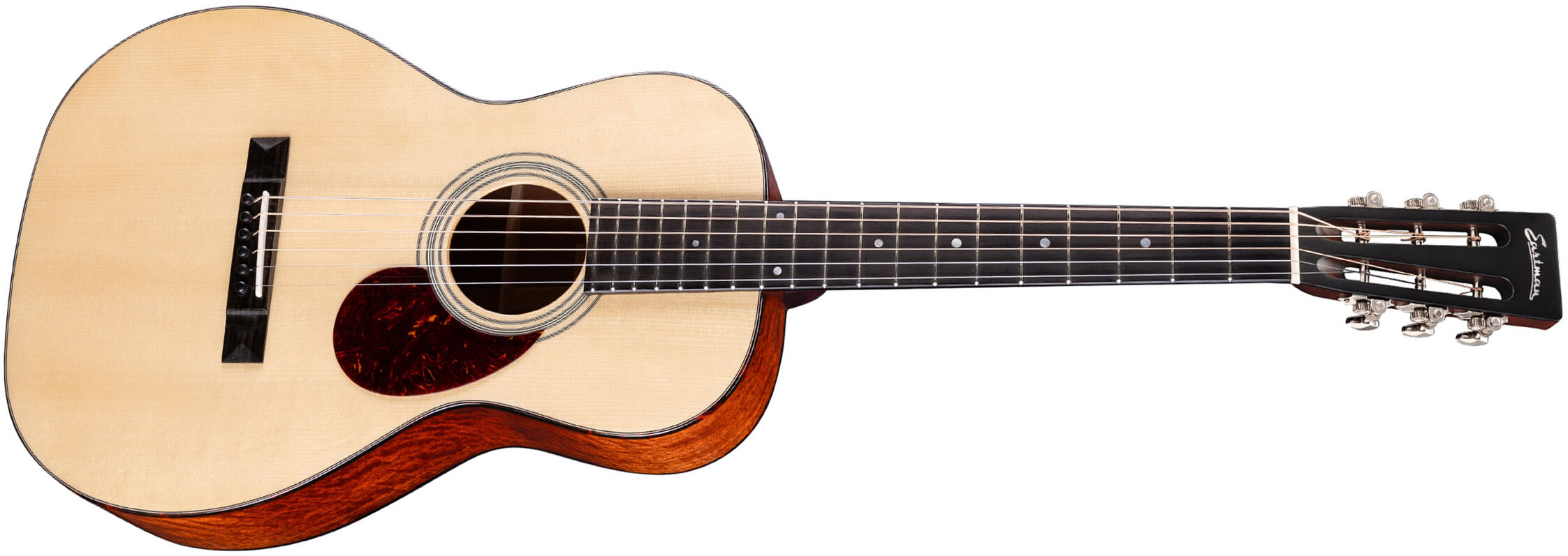 Eastman E10p Thermo Cure Parlor Epicea Acajou Eb - Truetone Gloss Natural - Guitarra folk - Main picture