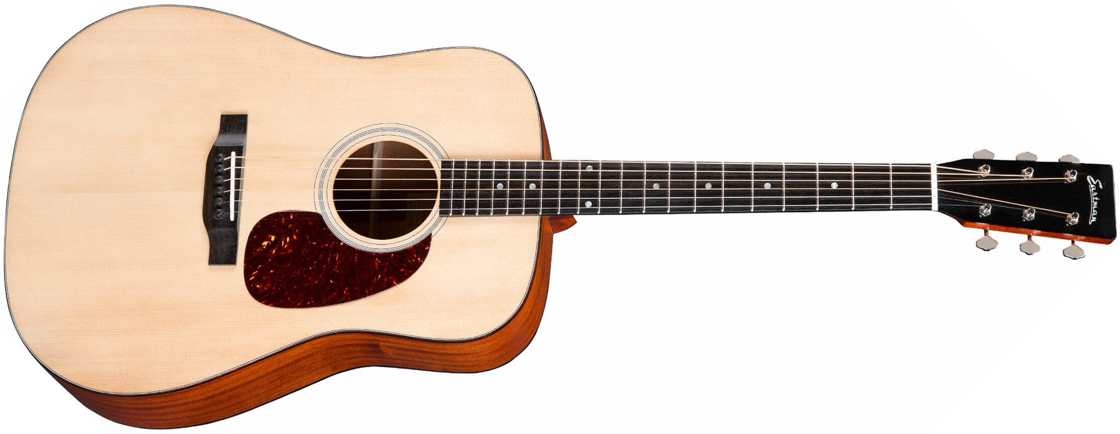 Eastman E1d Traditional Dreadnought Epicea Sapele Eb +housse - Natural Satin - Guitarra acústica & electro - Main picture