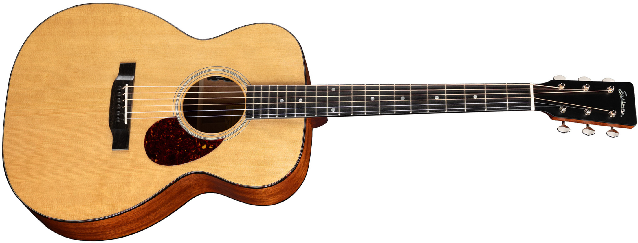 Eastman E1om Deluxe Orchestra Model Epicea Sapele Eb - Thermo-cure Natural - Guitarra folk - Main picture