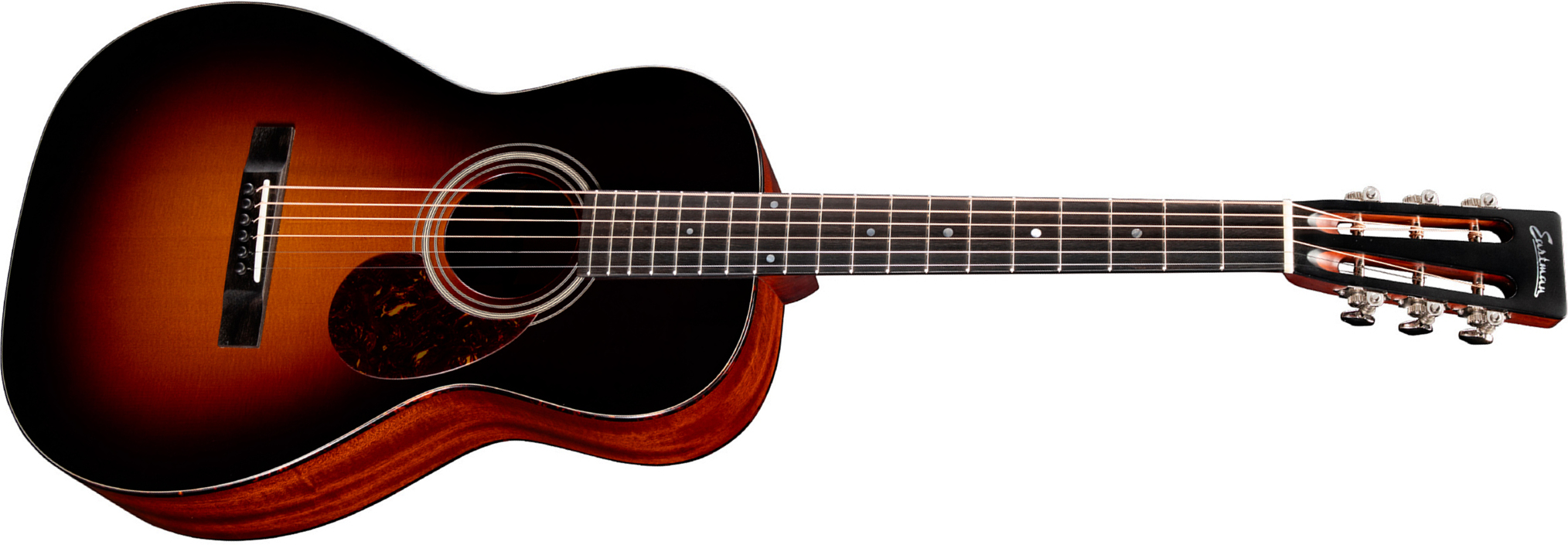 Eastman E1p Deluxe Parlor Shsc Epicea Sapele Eb - Truetone Gloss Sunburst - Guitarra folk - Main picture