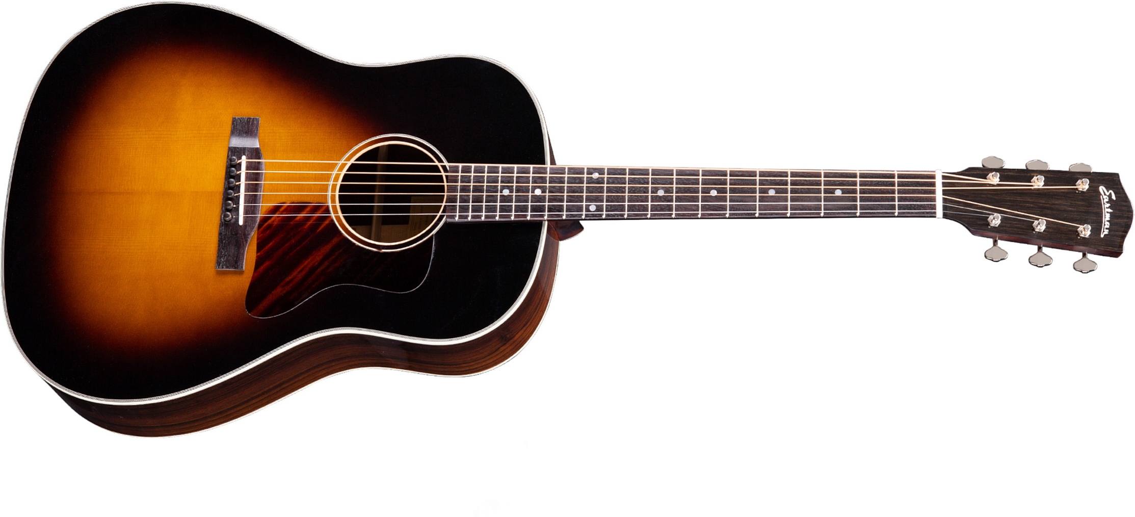 Eastman E20ss Traditional Epicea Palissandre Eb +etui - Sunburst - Guitarra acústica & electro - Main picture