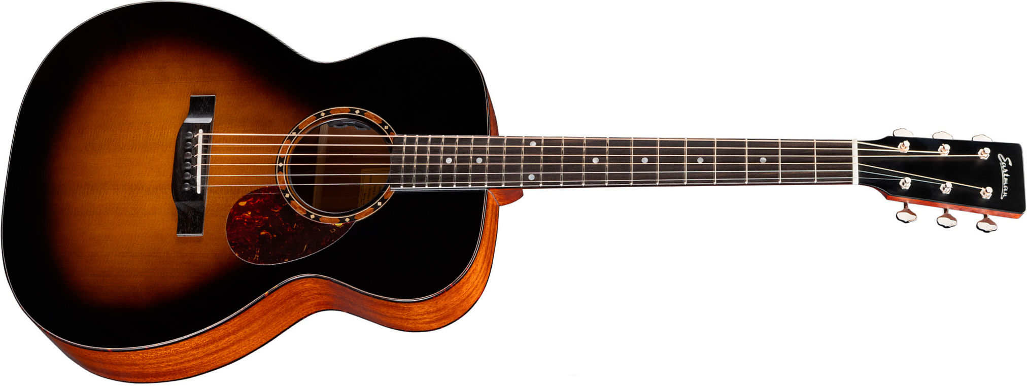Eastman E2om Deluxe Orchestra Model Shsc Cedre Sapele Eb - Truetone Gloss Sunburst - Guitarra folk - Main picture
