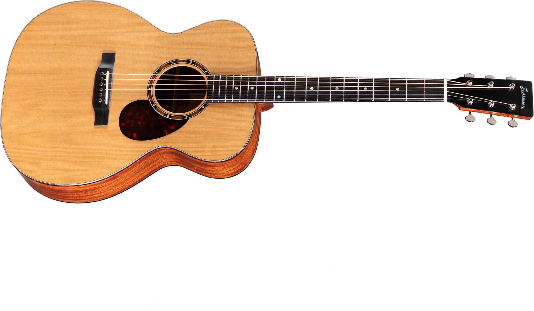 Eastman E2om Traditional Orchestra Model Cedre Sapele Eb - Natural Satin - Guitarra acústica & electro - Main picture