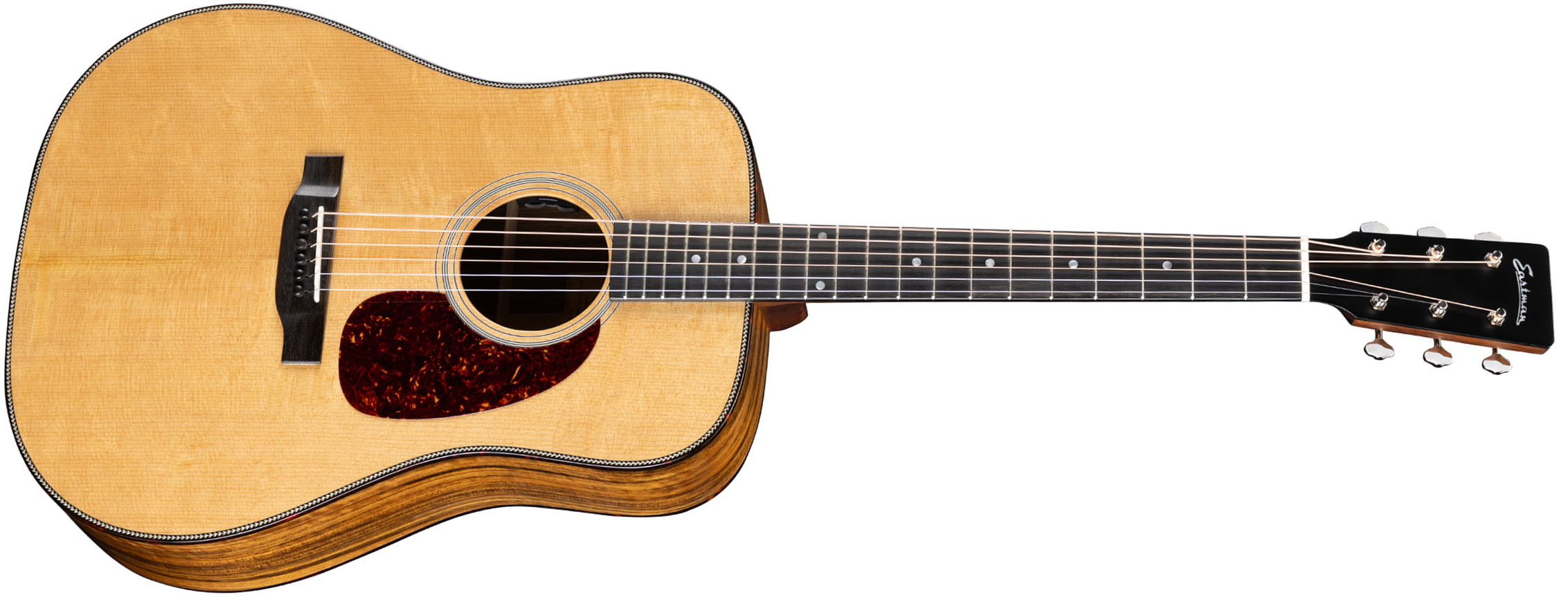 Eastman E3d Deluxe Dreadnought Cedre Sapele Eb - Truetone Gloss Natural - Guitarra folk - Main picture