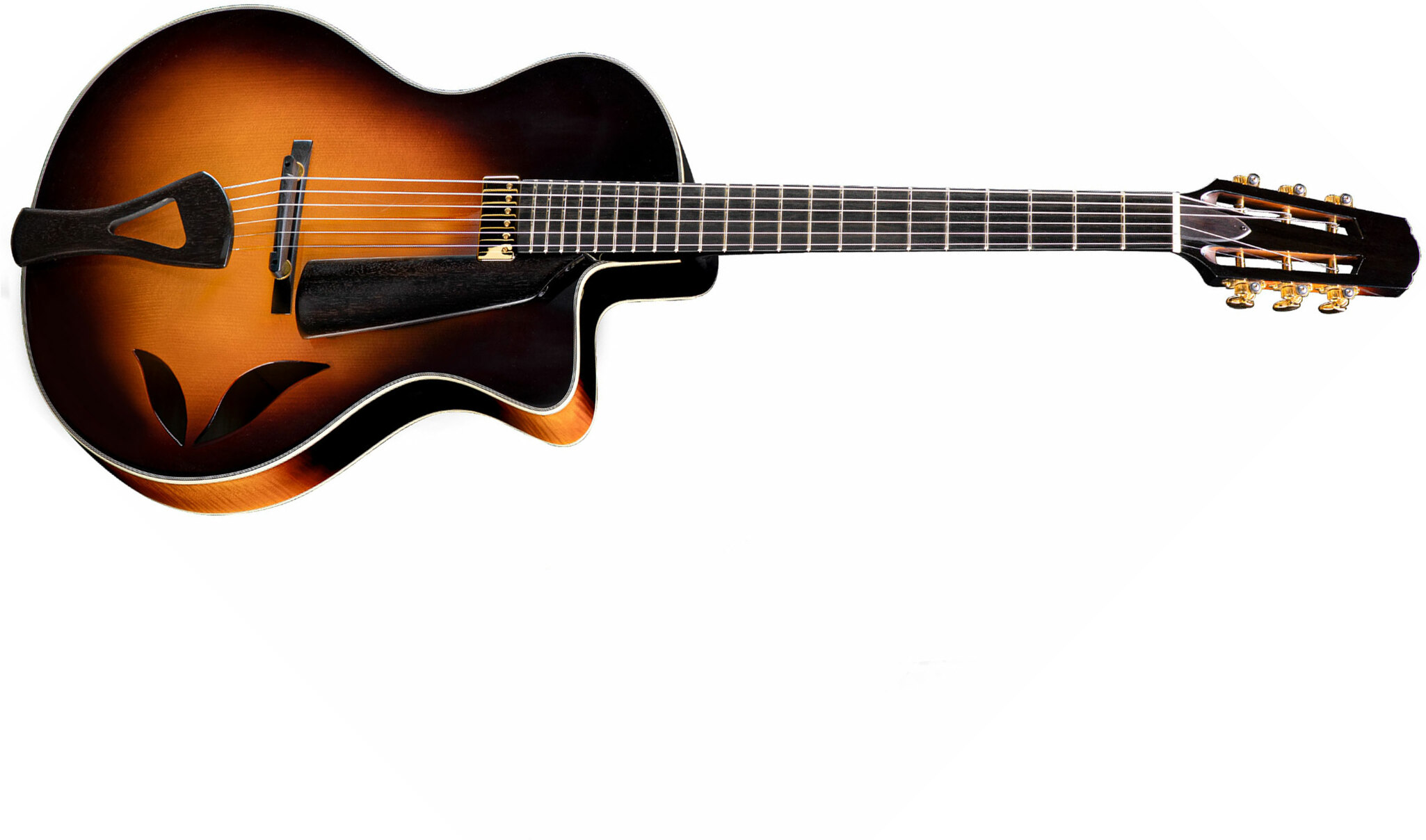 Eastman Frank Vignola Model Fv880ce Signature Archtop Cw Eb - Sunburst - Guitarra elécrica Jazz cuerpo acústico - Main picture