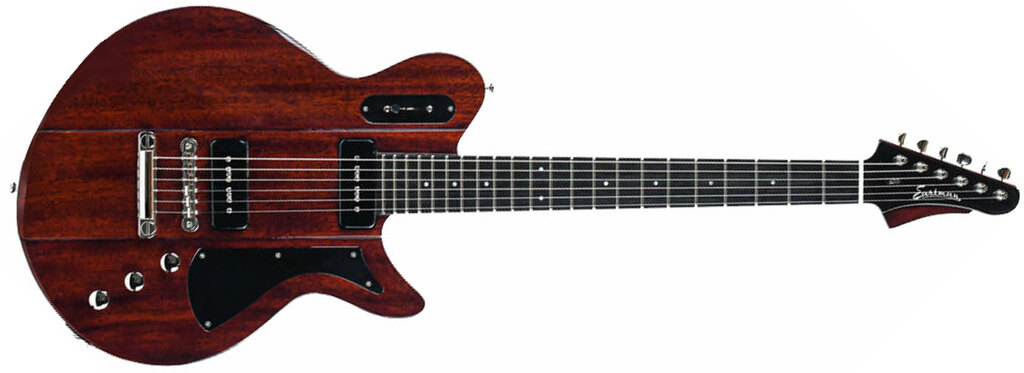 Eastman Juliet 2p90 Ht Eb - Truetone Gloss Vintage Red - Guitarra electrica retro rock - Main picture