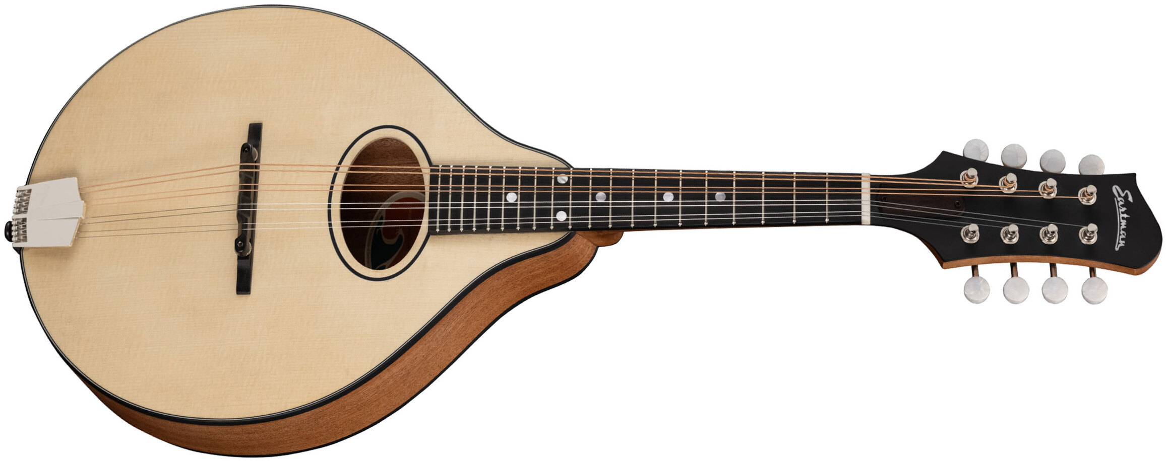 Eastman Pch-m104 A-style Oval-hole Epicea Acajou Rw - Truetone Satin Natural - Mandolina - Main picture