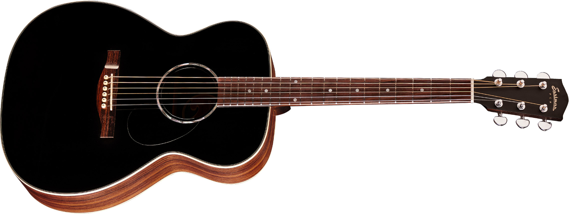 Eastman Pch2-om Orchestra Model Epicea Palissandre Rw - Black - Guitarra acústica & electro - Main picture