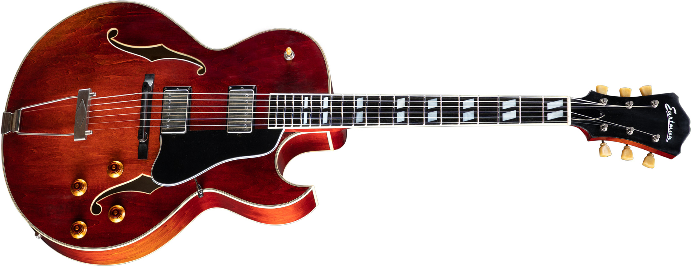 Eastman T49d/v Archtop 2h Seymour Duncan Ht Rw - Antique Classic - Guitarra eléctrica semi caja - Main picture