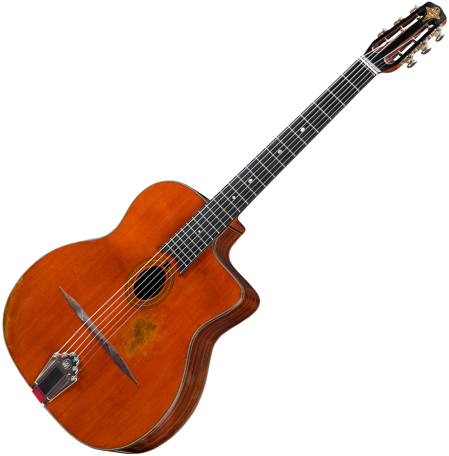Guitarra gypsy Eastman DM2/v Gypsy Jazz - vintage natural