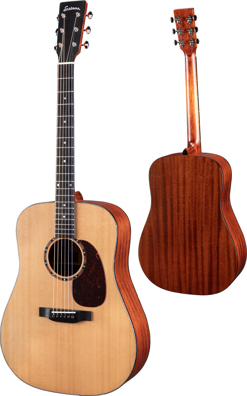 Eastman E2d Traditional Dreadnought Cedre Sapele Eb - Classic Satin - Guitarra acústica & electro - Variation 1