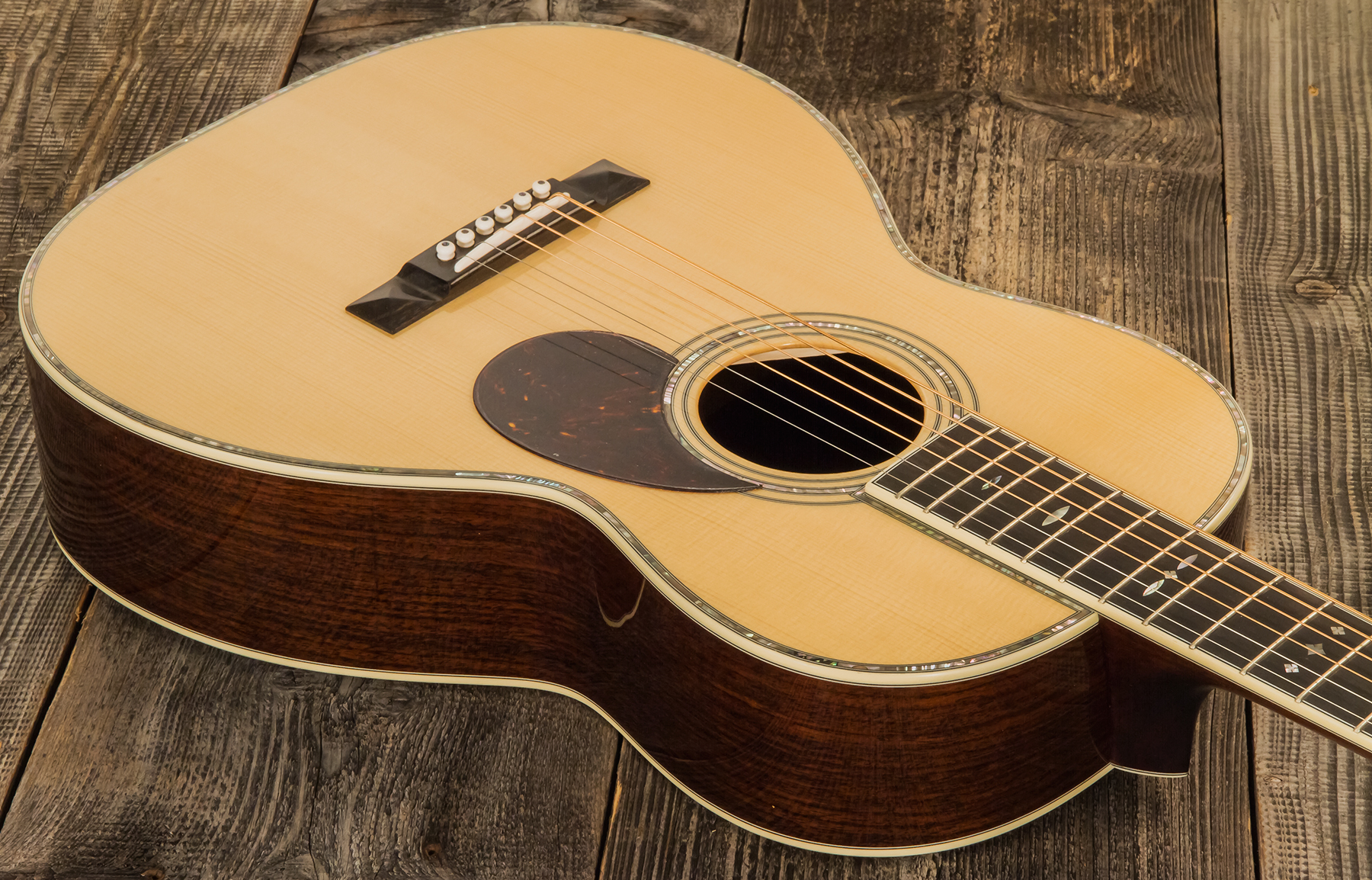 Eastman E40oo Traditional Epicea Adirondack Palissandre Eb +etui - Natural - Guitarra acústica & electro - Variation 2